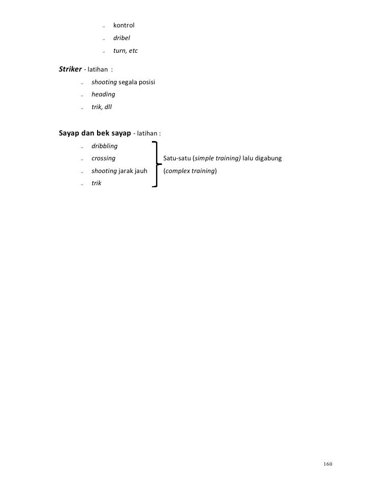 Kurikulum Sepak Bola Indonesia Bag 2