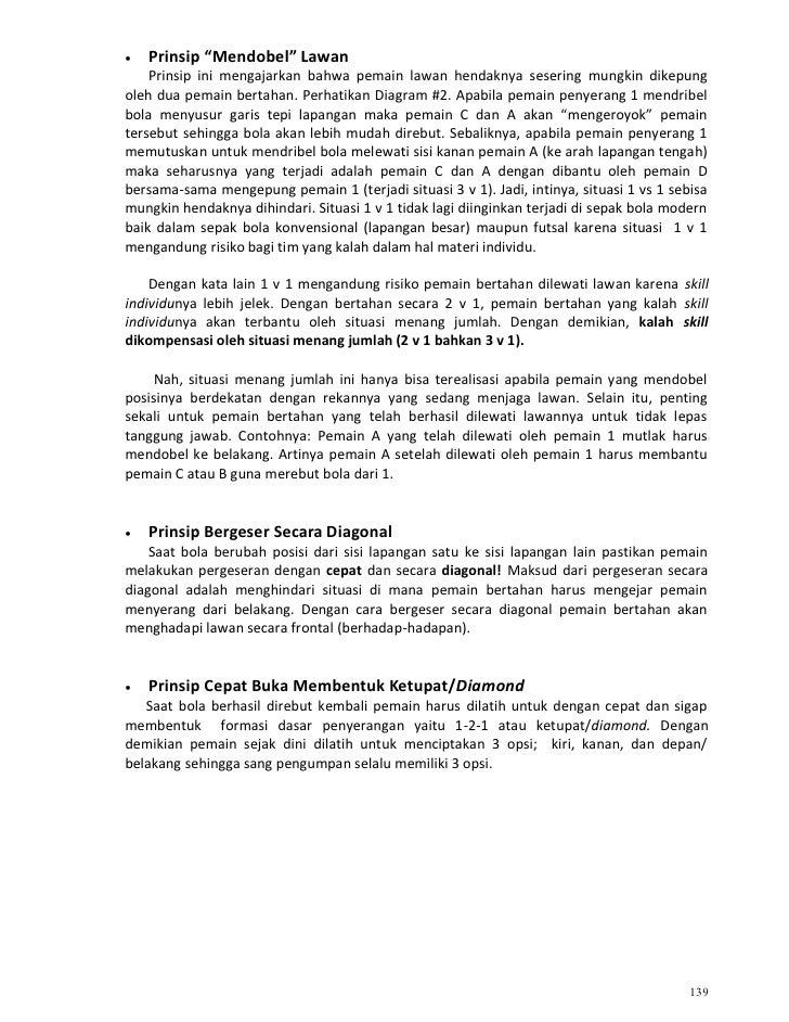 Kurikulum Sepak Bola Indonesia Bag 2