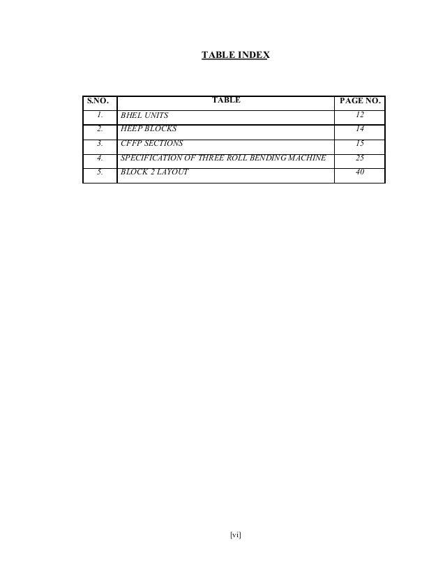 Bhel Haridwar Training Report Block 3 Pdf