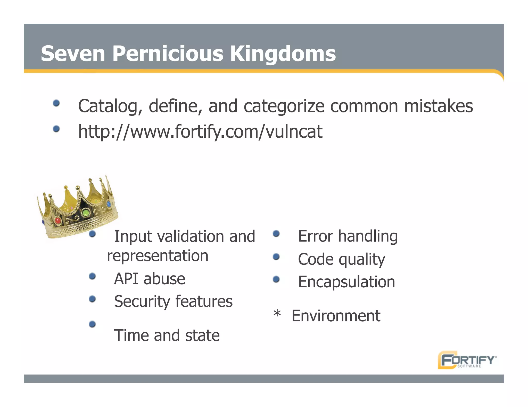 Secure Programming With Static Analysis