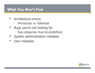 Secure Programming With Static Analysis
