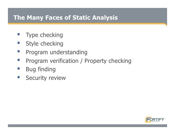 Secure Programming With Static Analysis