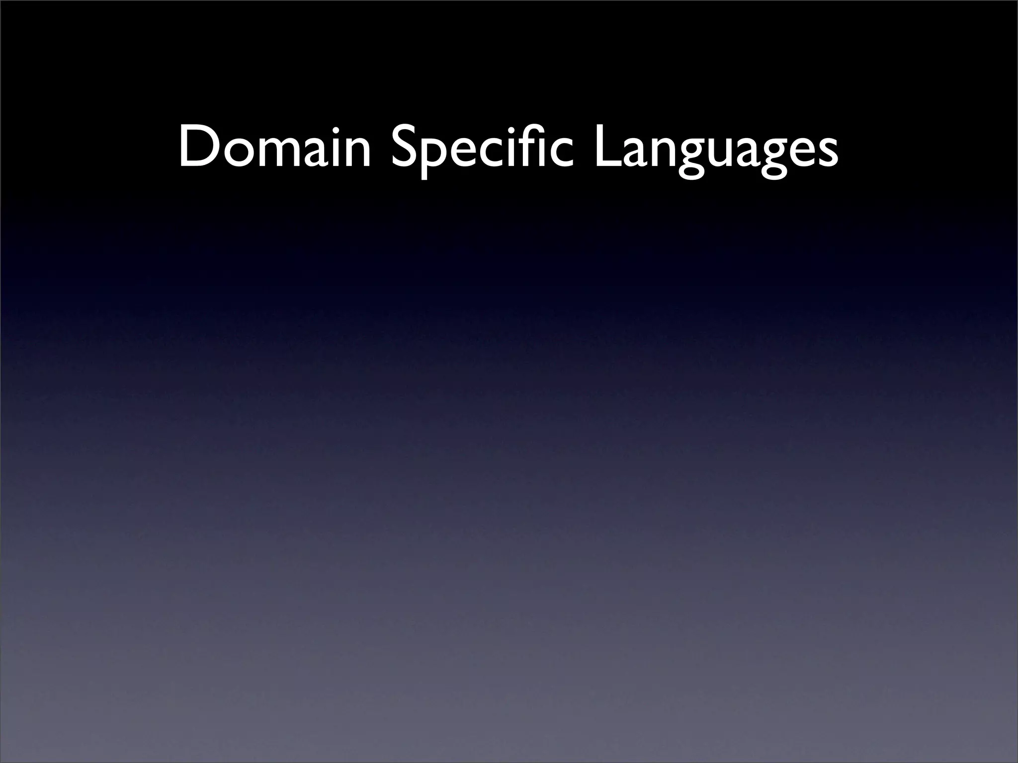 Business Natural Languages Development In Ruby