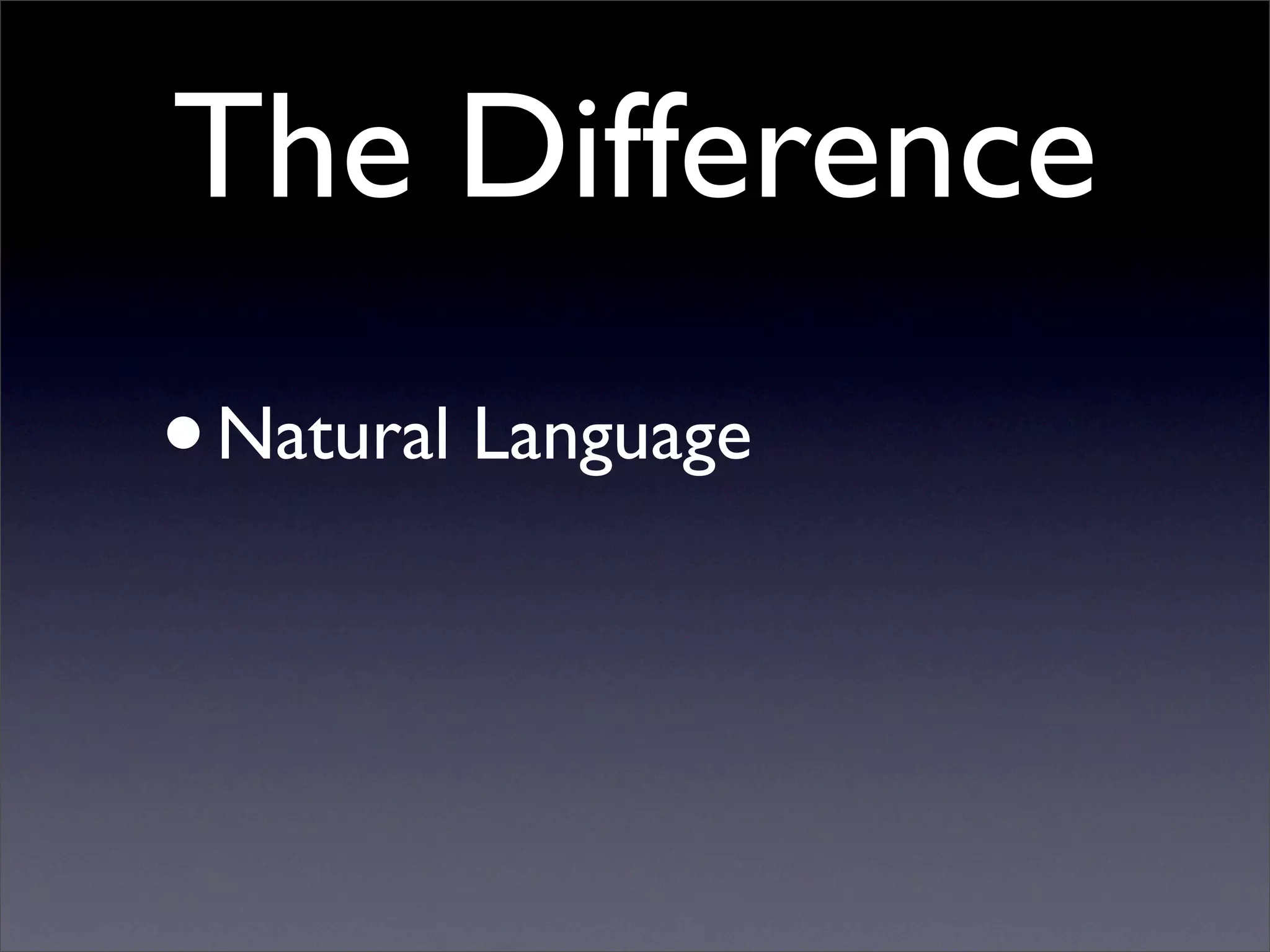 Business Natural Languages Development In Ruby