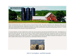 John H. Cunningham - portfolio example
 