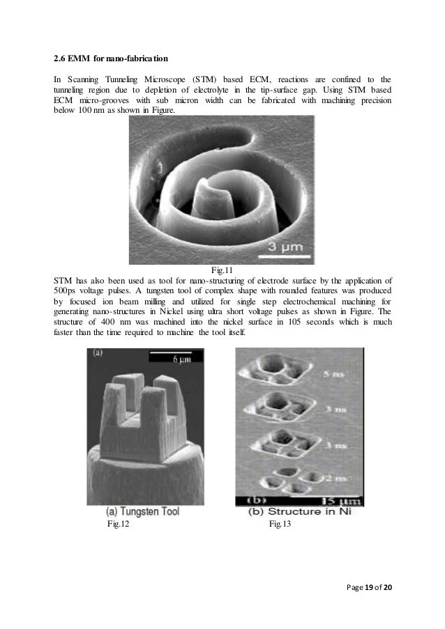 Recent Developments in ElectroMechanical Machining