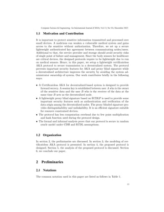 Lightweight Certificateless Authenticated Key Agreement Protocol | PDF