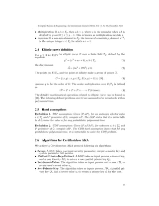 Lightweight Certificateless Authenticated Key Agreement Protocol | PDF
