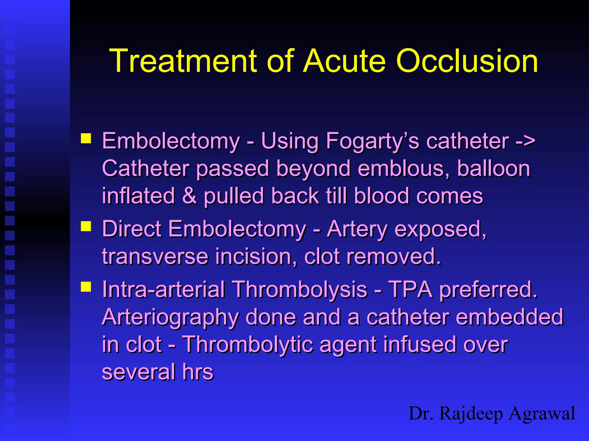 1362466100 acute ischaemia of lower limb | PPT