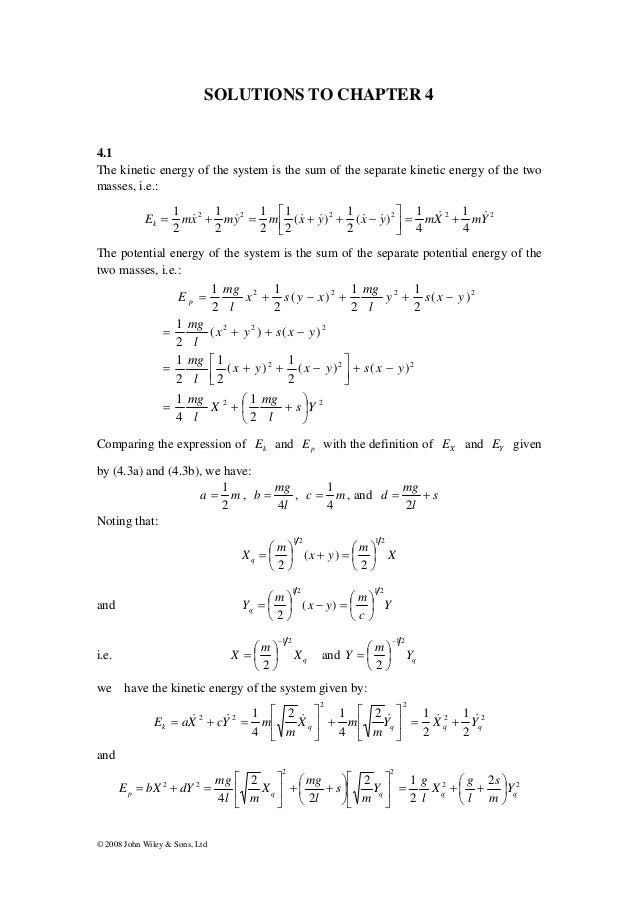 Physics Of Vibration And Waves Solutions Pain