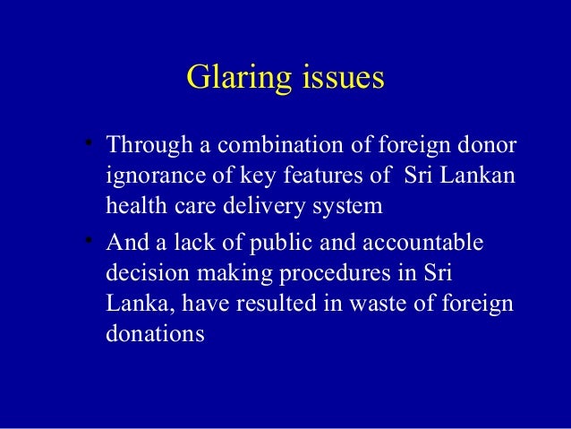 Sri Lankan Health Care Public And Privaet Secotr Sri Lankan Health Care Public And Privaet Secotr