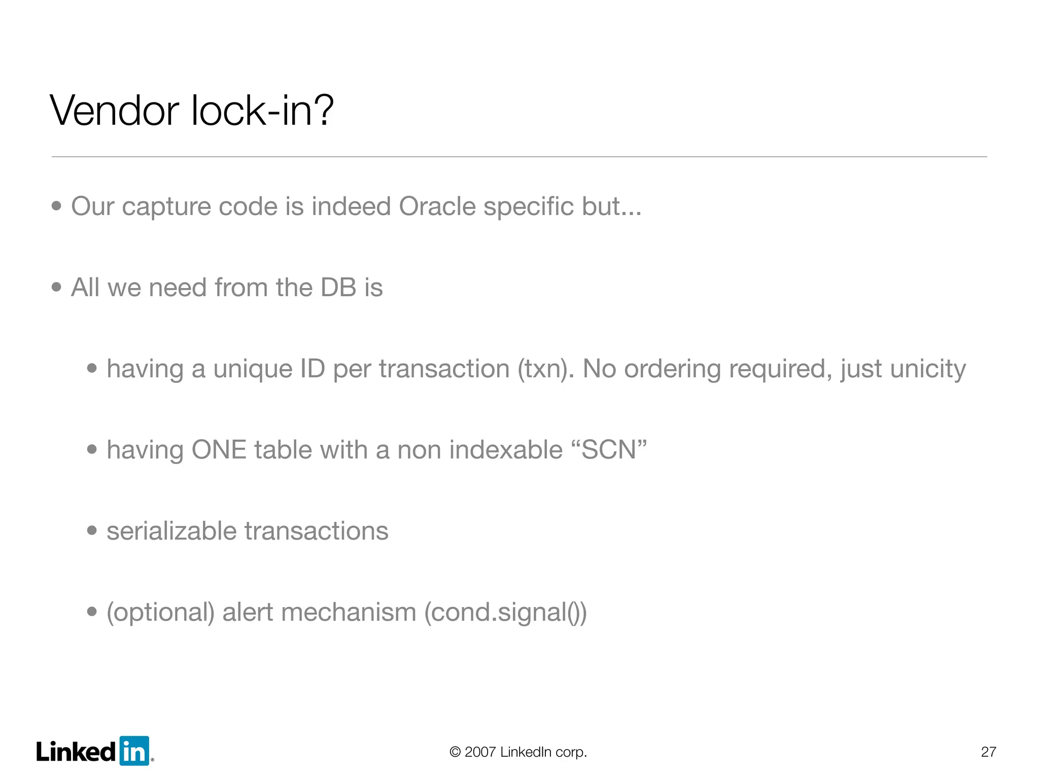 Linked In Lessons Learned And Growth And Scalability