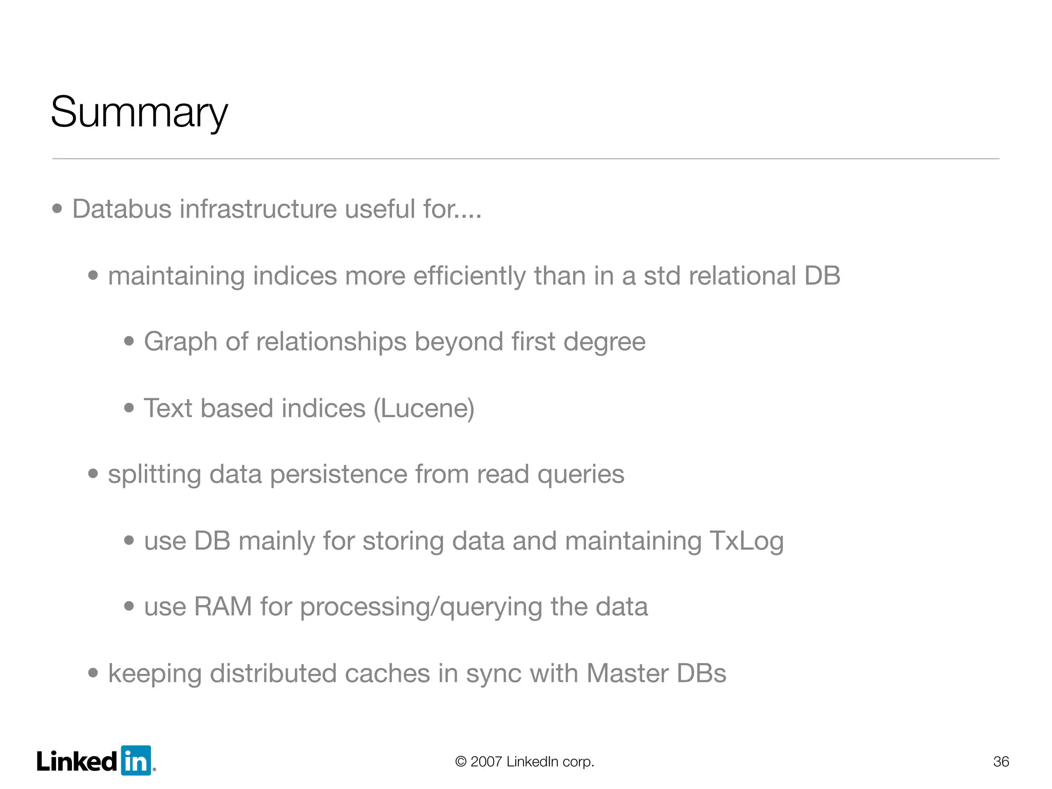 Linked In Lessons Learned And Growth And Scalability