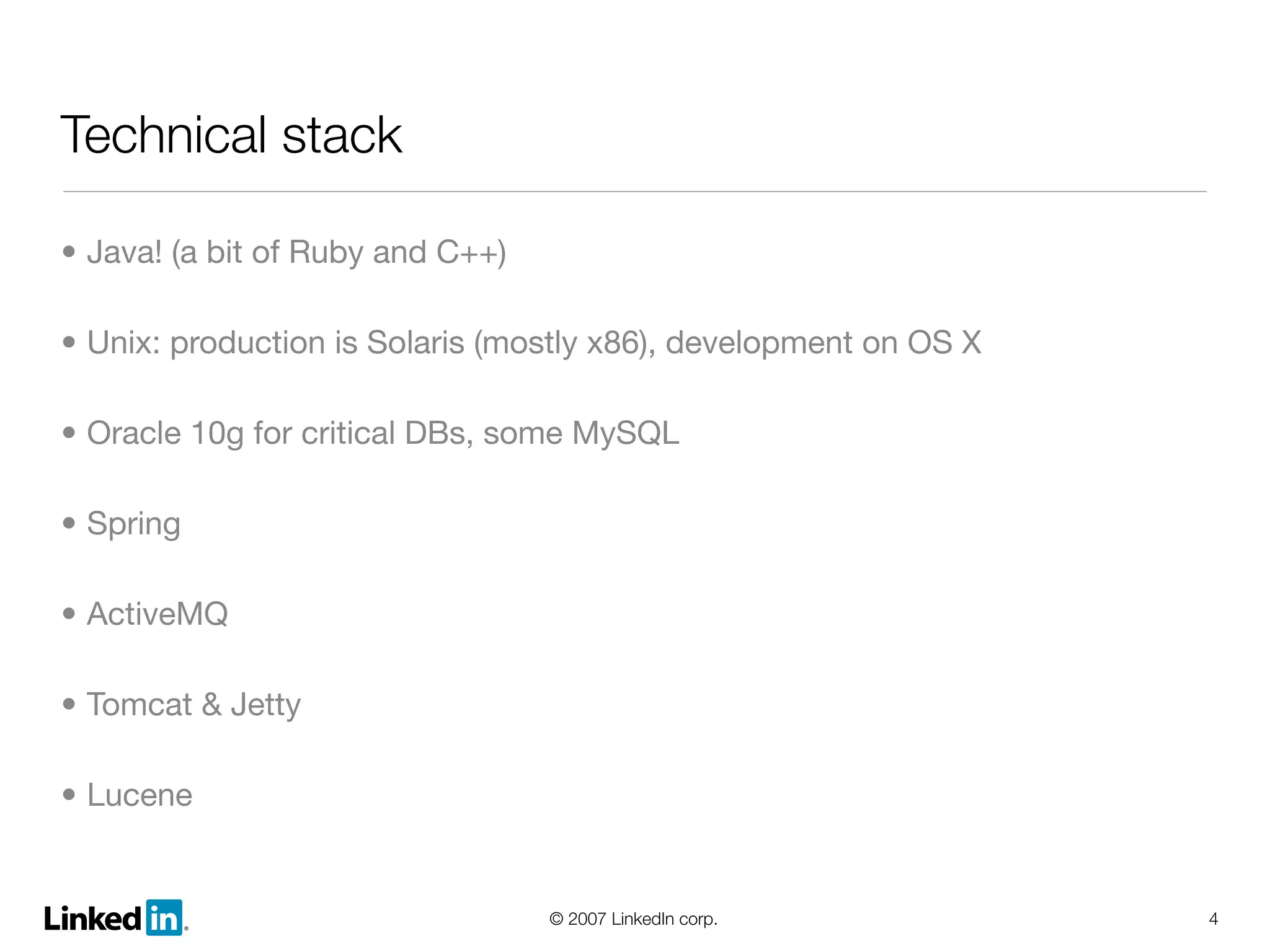 Linked In Lessons Learned And Growth And Scalability