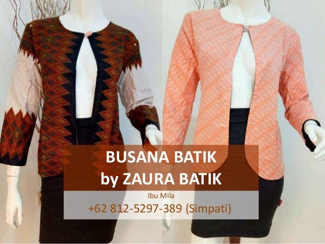 Fashion Batik Hijab Modern