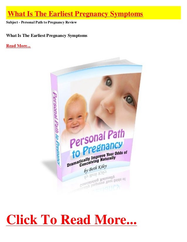 What Is The Earliest Pregnancy Symptoms