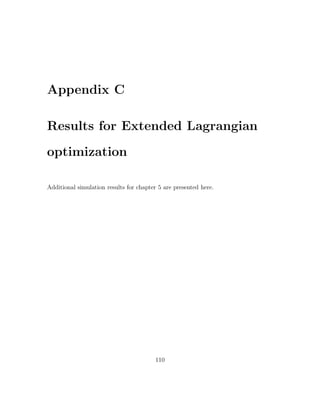 Appendix C

Results for Extended Lagrangian
optimization

Additional simulation results for chapter 5 are presented here.




                                        110
 