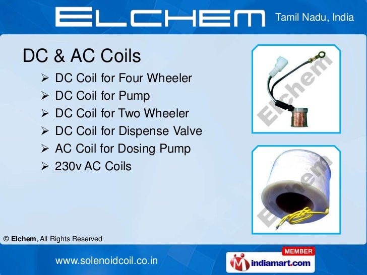 DC Coils by Elchem Chennai