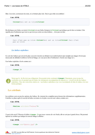 13666 apprenez-a-creer-votre-site-web-avec-html5-et-css3 | PDF