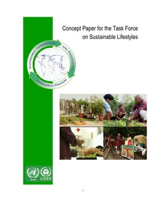 Concept Paper for the Task Force
        on Sustainable Lifestyles




        1
 