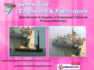 Manufacturer & Supplier of Engineered Chemical Process Machinery 