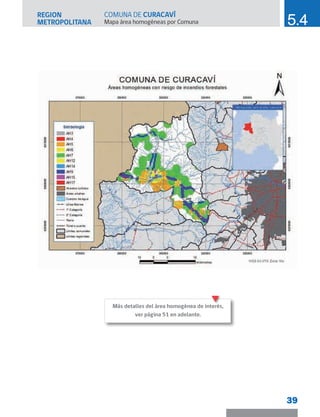 REGION
METROPOLITANA
39
5.4
Mapa área homogéneas por Comuna
COMUNA DE CURACAVÍ
Más detalles del área homogénea de interés,
ver página 51 en adelante.
 