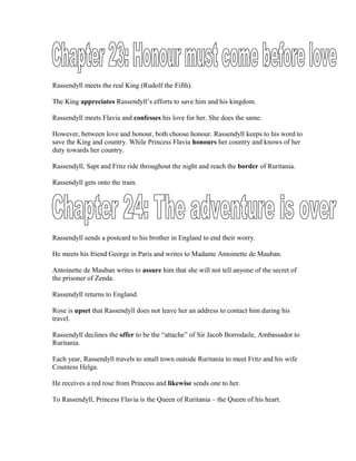 136 prisoners of-zenda-summary-of-novel-chapters | DOC