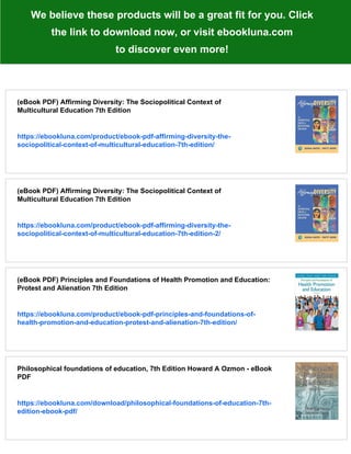 (eBook PDF) Education of the Gifted and Talented 7th Edition | PDF