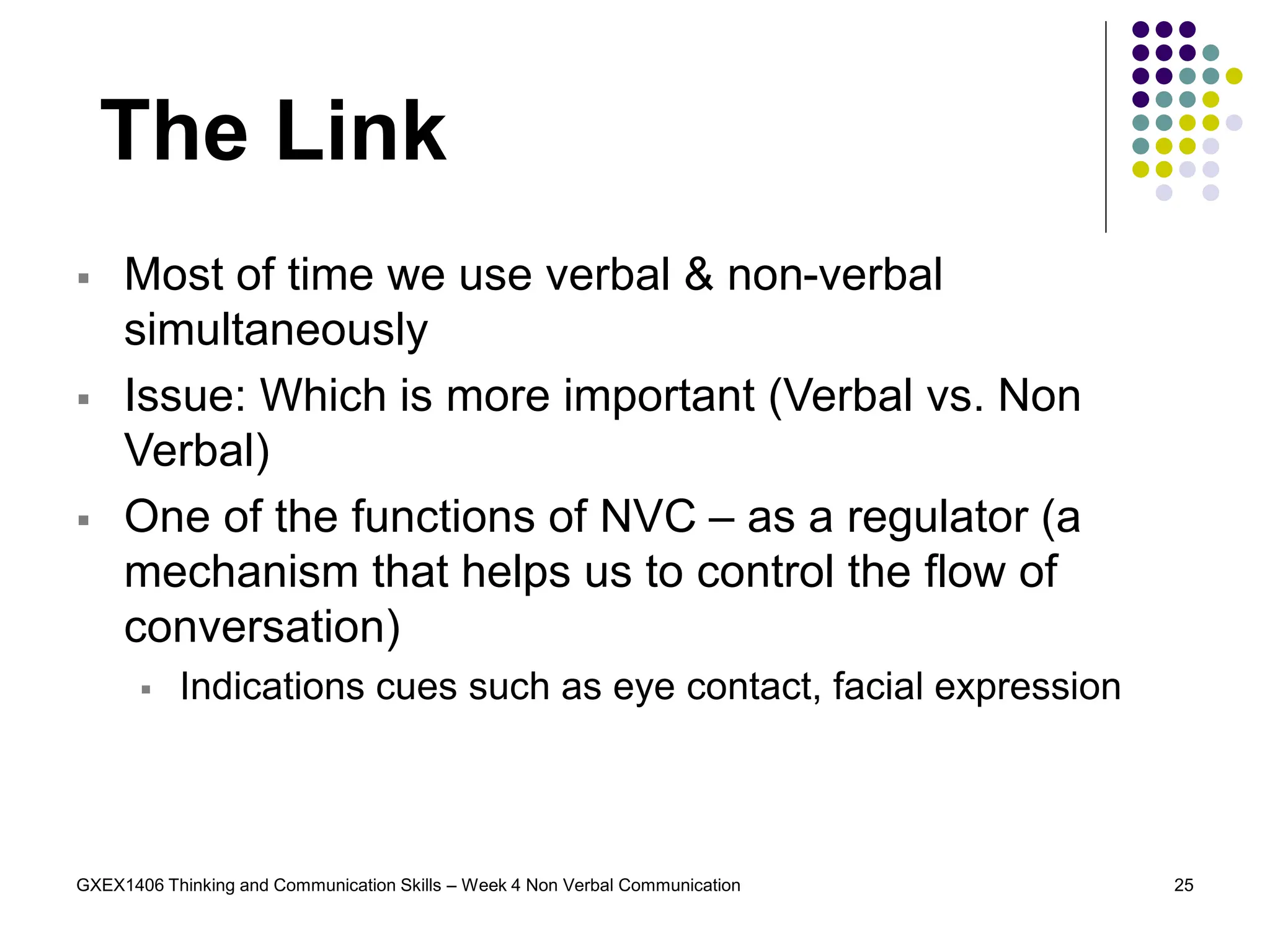 Regulator In Communication Non-Verbal-Communication.ppt assignment on non verbal communication | PPT