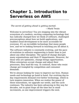 Serverless Development on AWS 1 / converted Edition Sheen Brisals | PDF