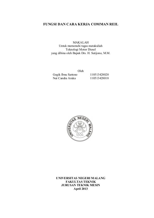 Fungsi Dan Cara Kerja Common Rail Fungsi Dan Cara Kerja Common Rail