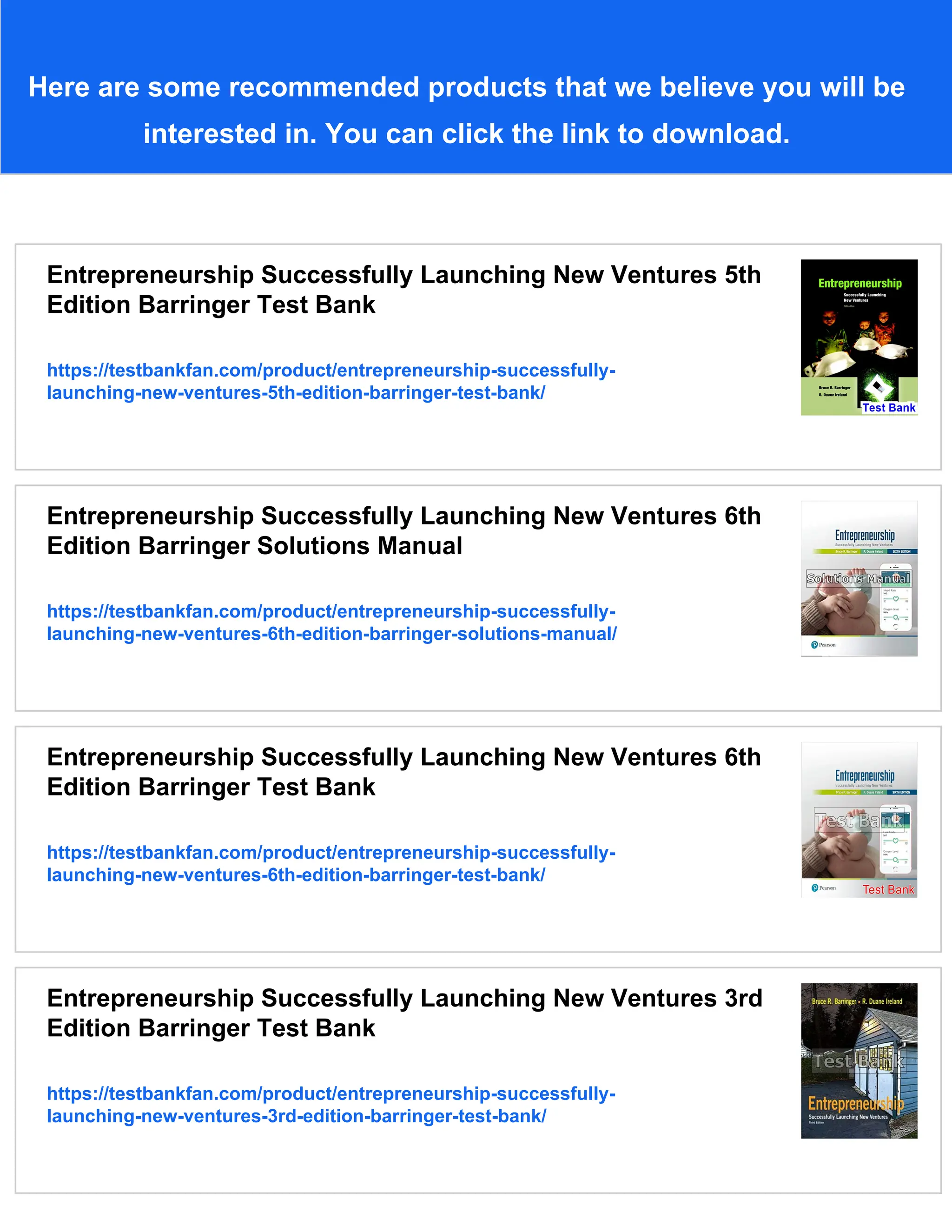 Entrepreneurship Successfully Launching New Ventures 5th Edition