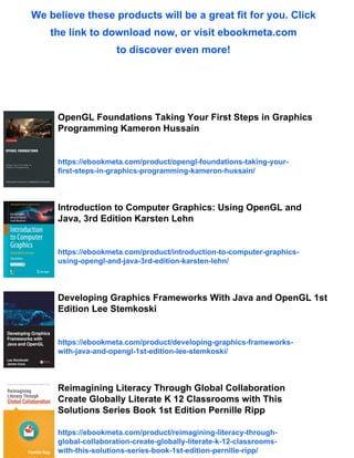 OpenGL to OpenGL ES ：Navigating Graphics Transitions Kameron Hussain ...