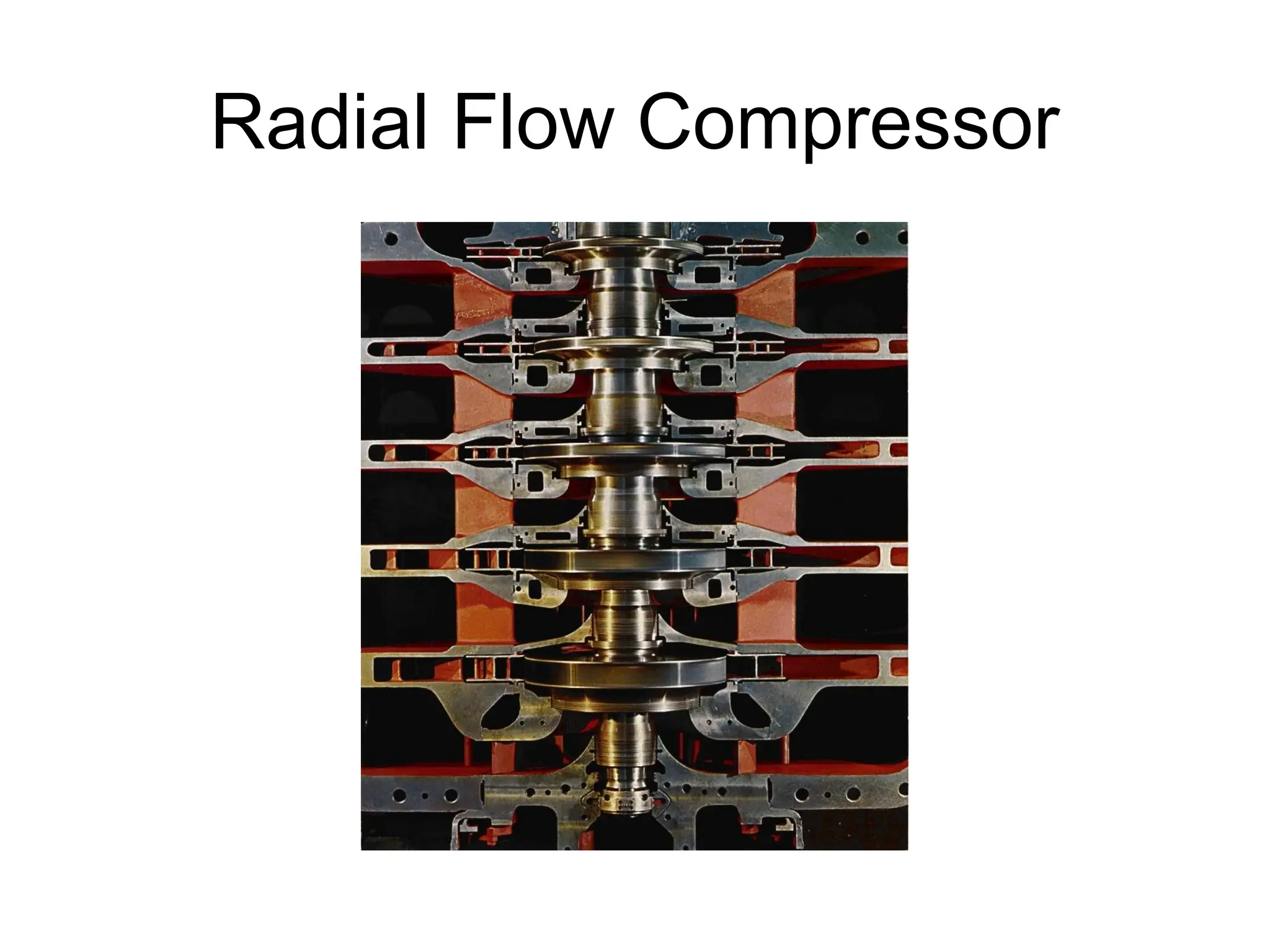 Radial Flow Compressor
 