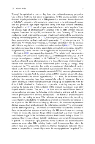 Terahertz Antenna Technology For Imaging And Sensing Applications 1st ...