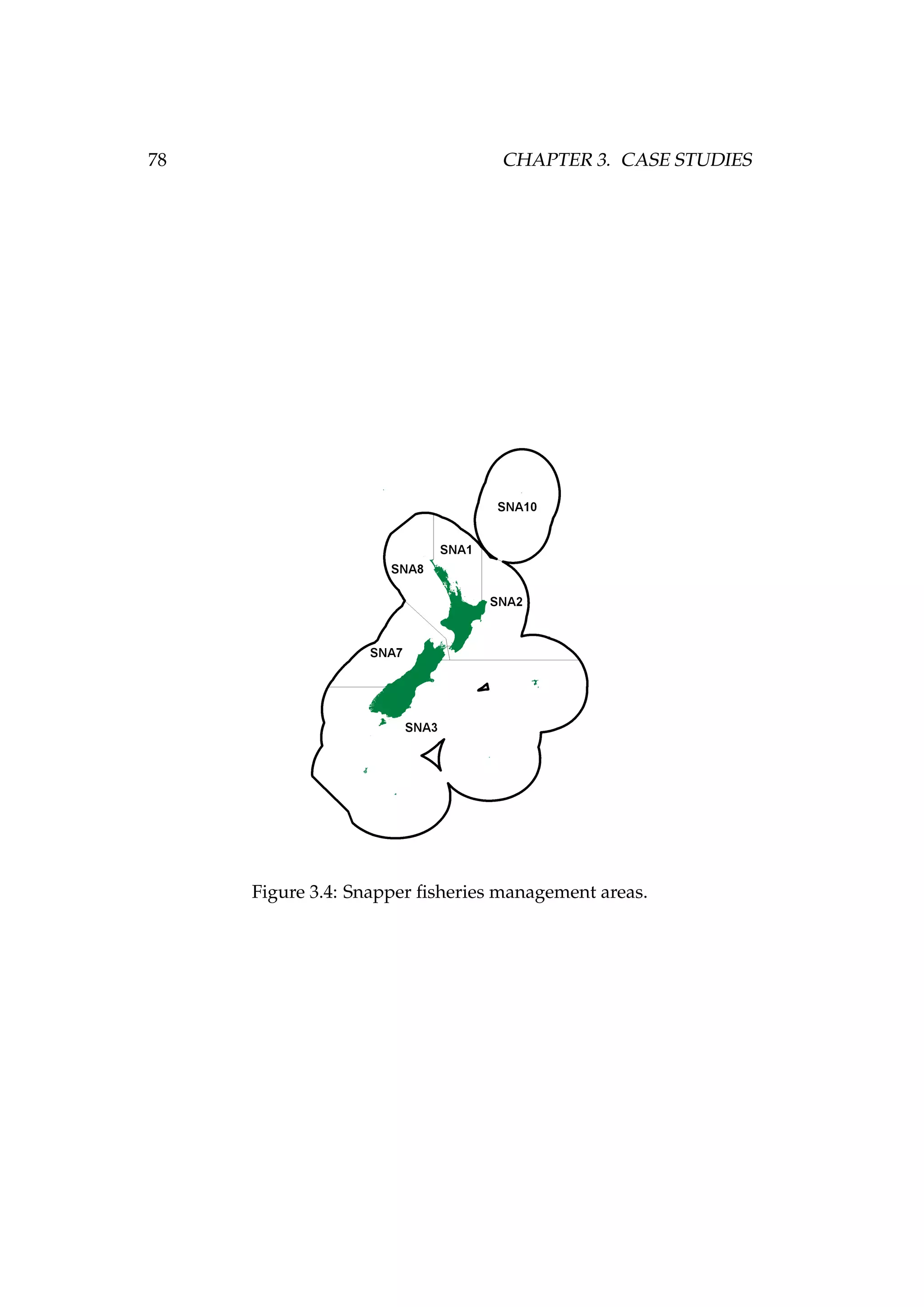 78 CHAPTER 3. CASE STUDIES
Figure 3.4: Snapper ﬁsheries management areas.
 