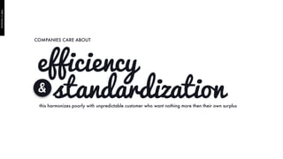 efficiency
COMPANIES CARE ABOUT
this harmonizes poorly with unpredictable customer who want nothing more then their own surplus
&
standardization
PART6:Hardware
 