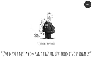 Culture




“I’ve never met a company that understood its customers”
 