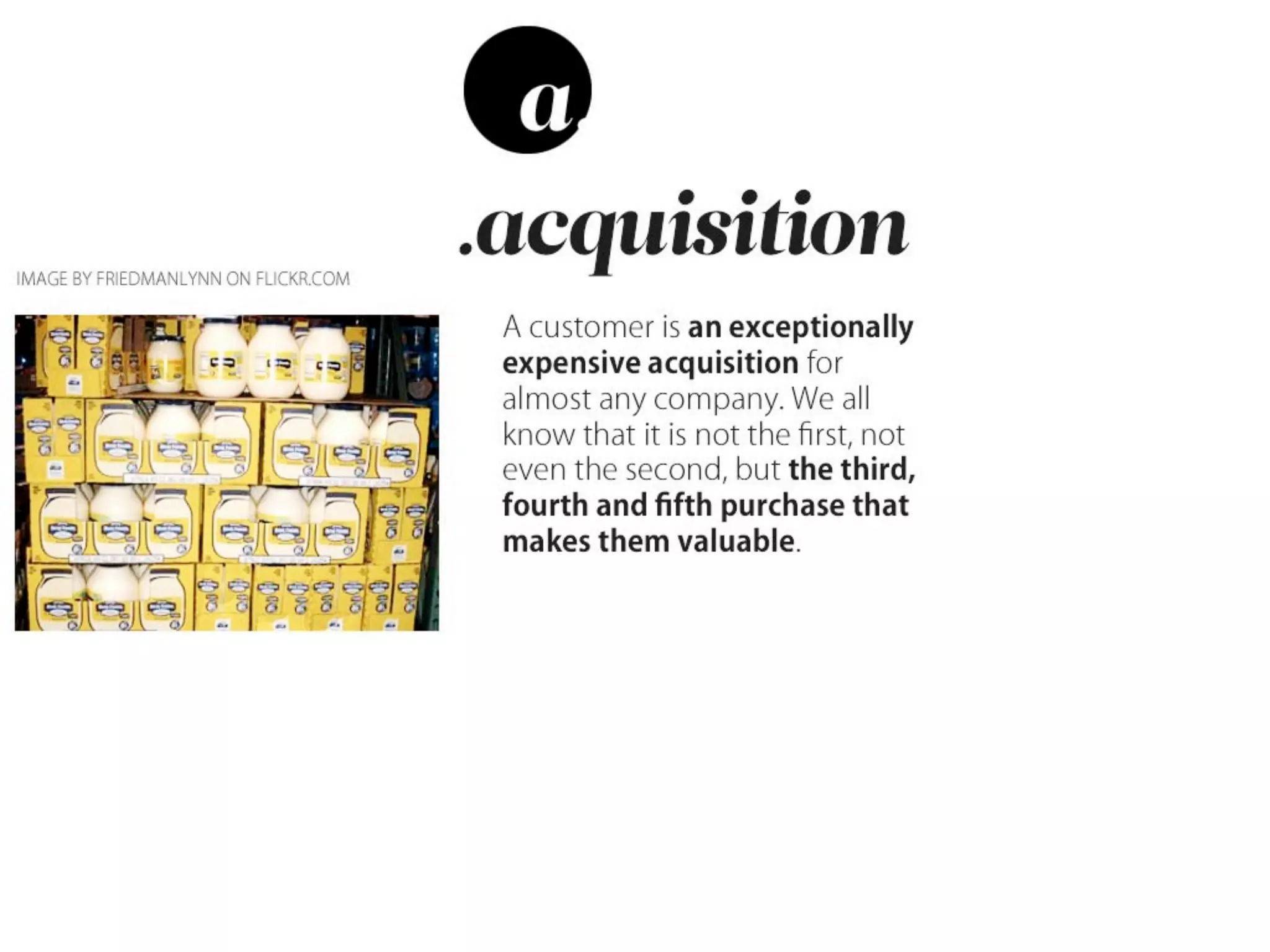 Outside - the future is not in front of us...