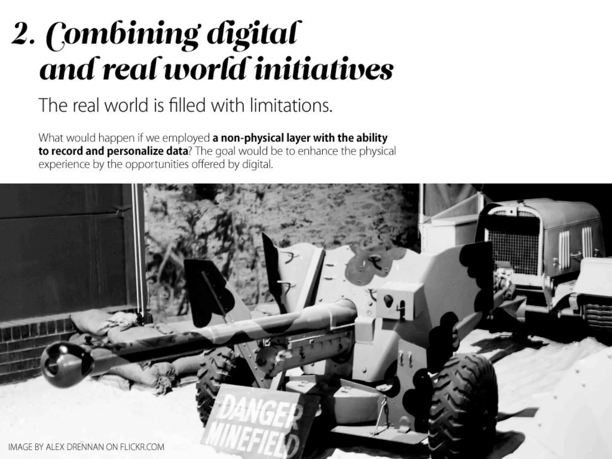 Outside - the future is not in front of us...