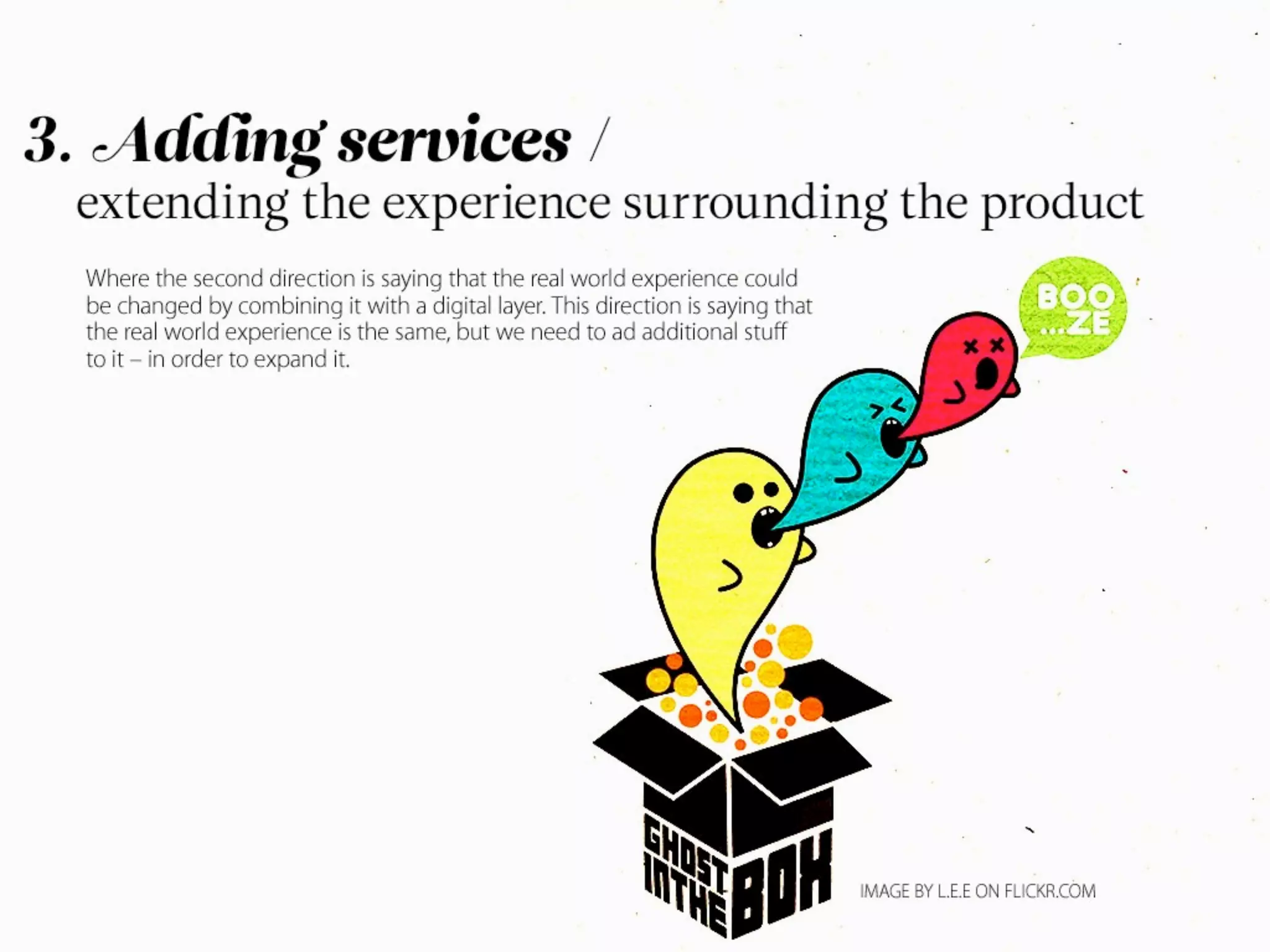 Outside - the future is not in front of us...