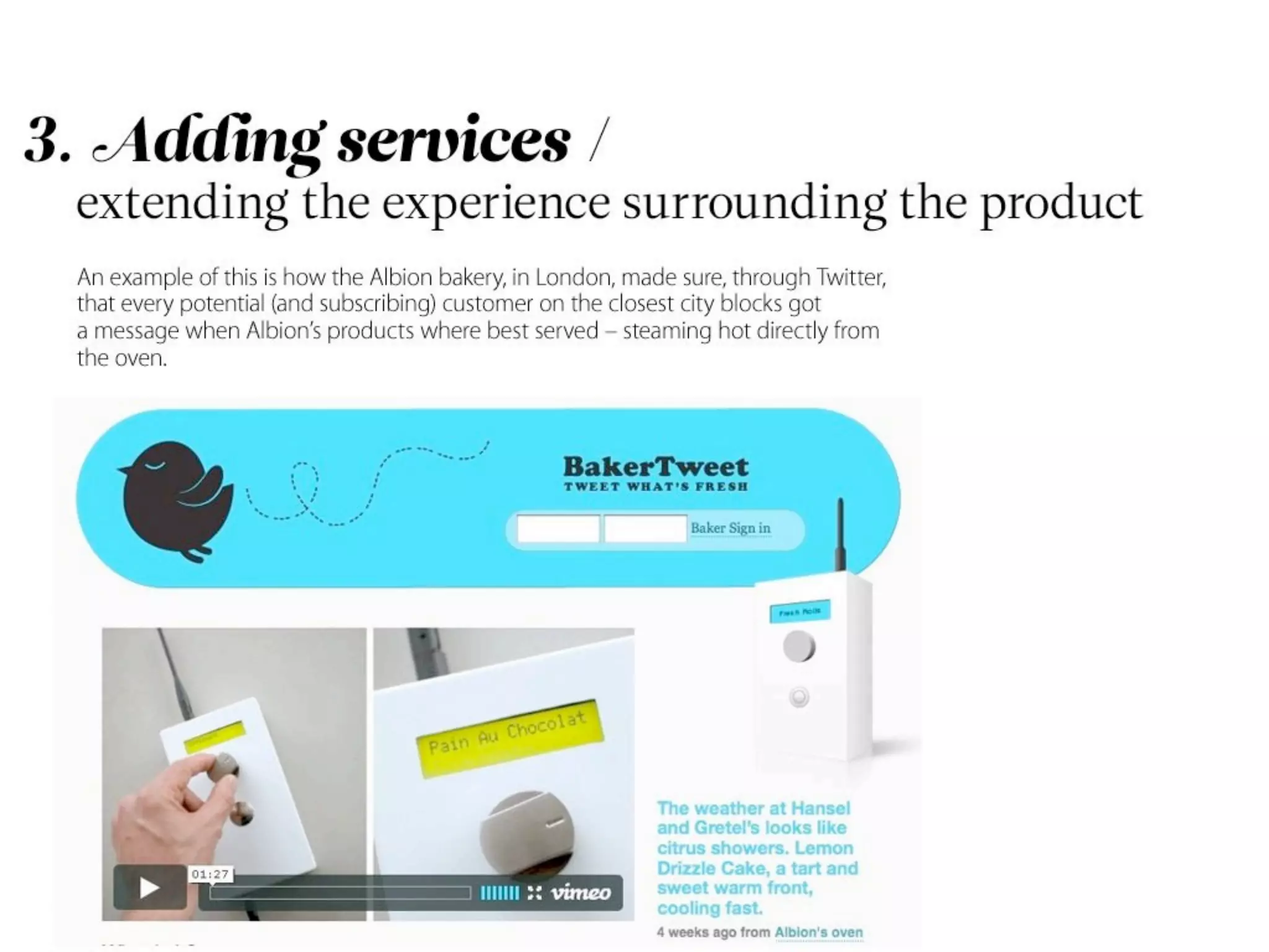 Outside - the future is not in front of us...