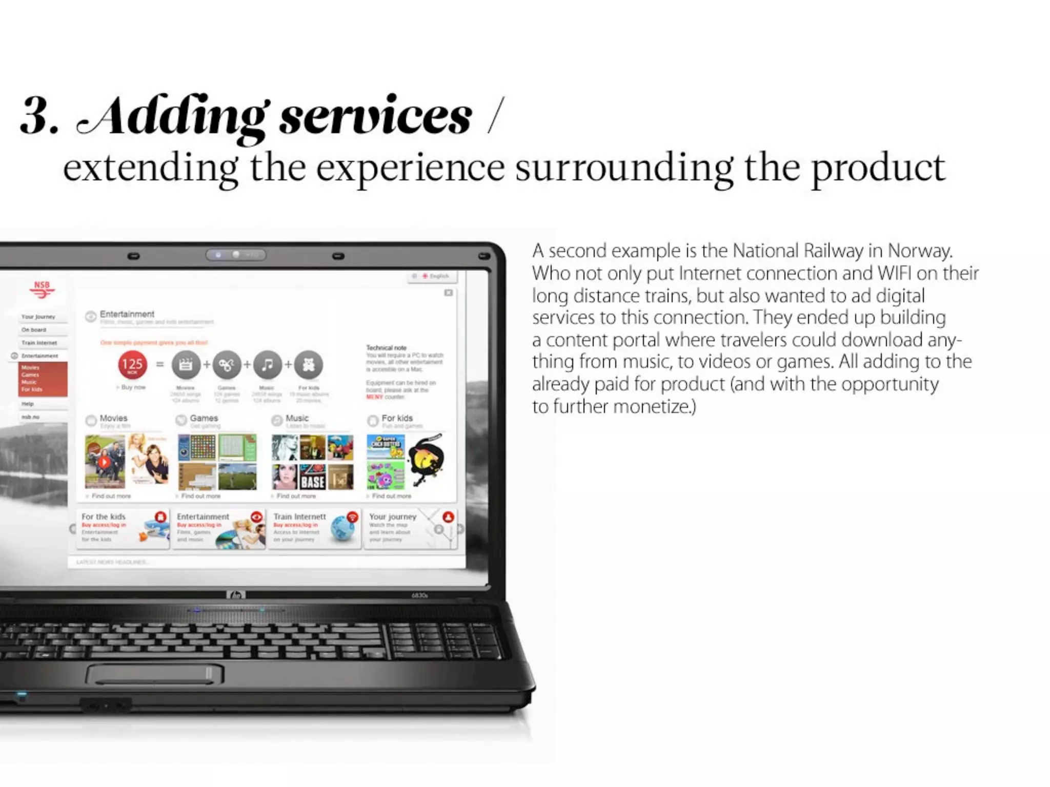 Outside - the future is not in front of us...