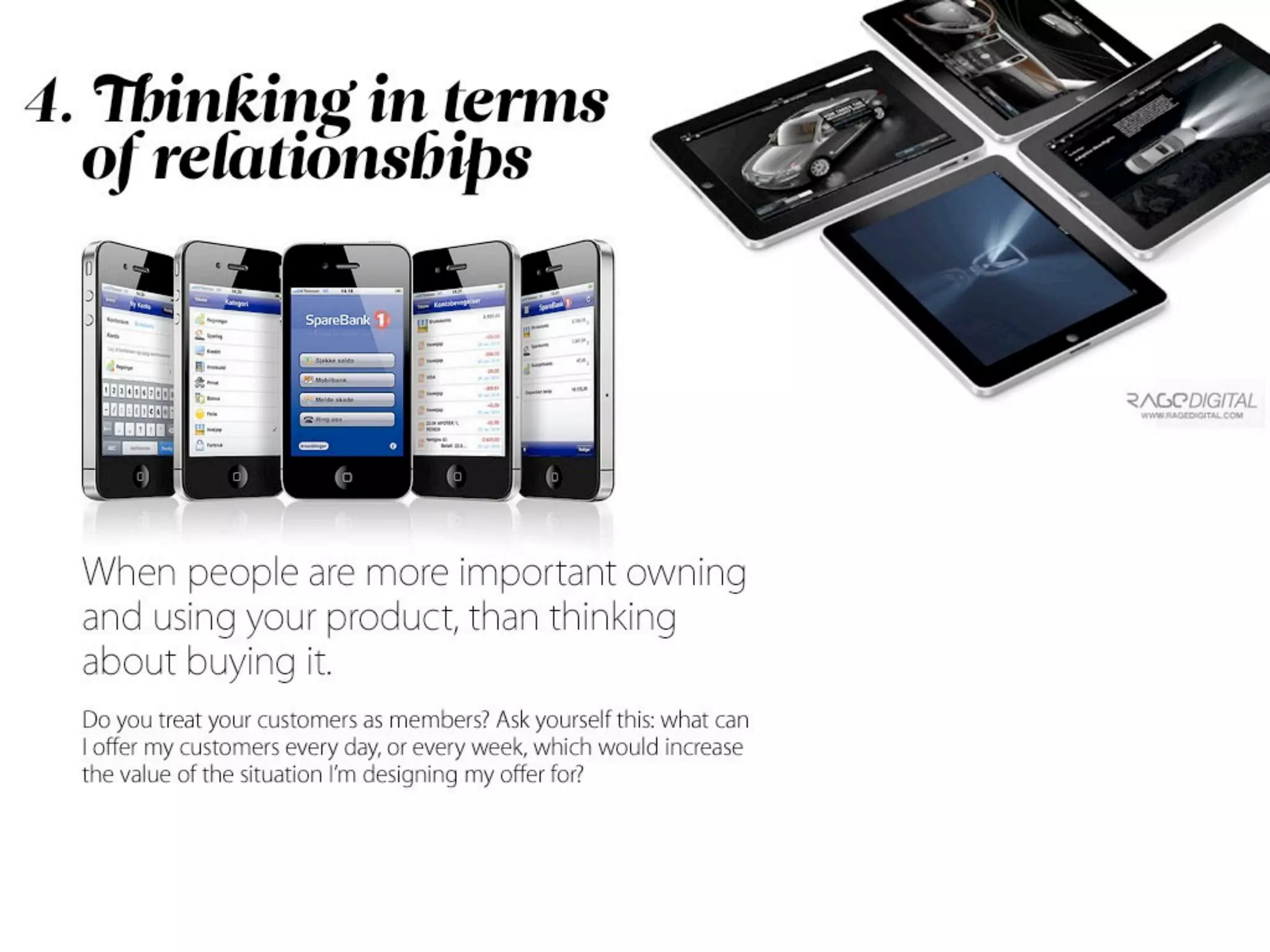 Outside - the future is not in front of us...