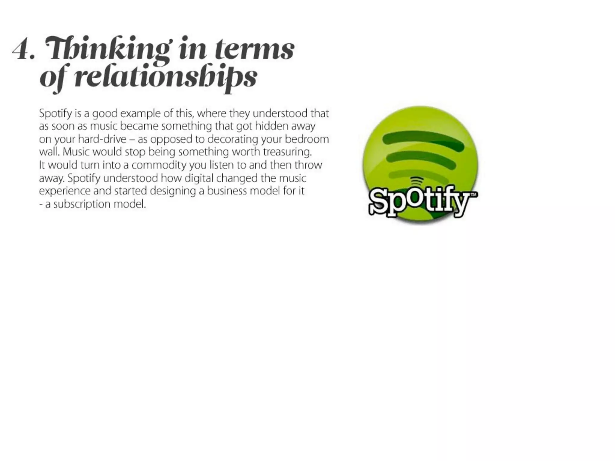 Outside - the future is not in front of us...