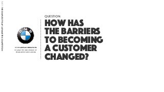 NEW HABITS AND BEHAVIORS
CHANGE THE IMPORTANCE OF
ESTABLISHED MECHANISMS
PART1:THECOMPLEXITYGAP/ASYMMETRICCOMPETITION
how has
the barriers
to becoming
a customer
changed?
QUESTION:
 
