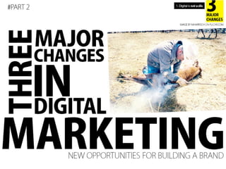 Three Major Changes In Digital Marketing