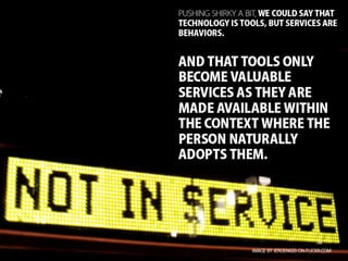 When the marketing becomes the product