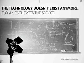 When the marketing becomes the product