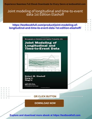 Joint modeling of longitudinal and time-to-event data 1st Edition ...